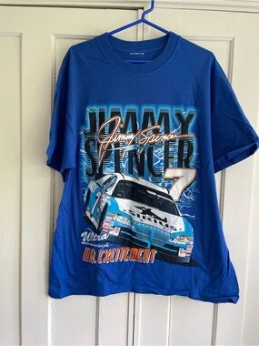 Vintage Tee Jimmy Spencer Nascar T Shirt Men’s XL Racing “Mr Excitement” #7